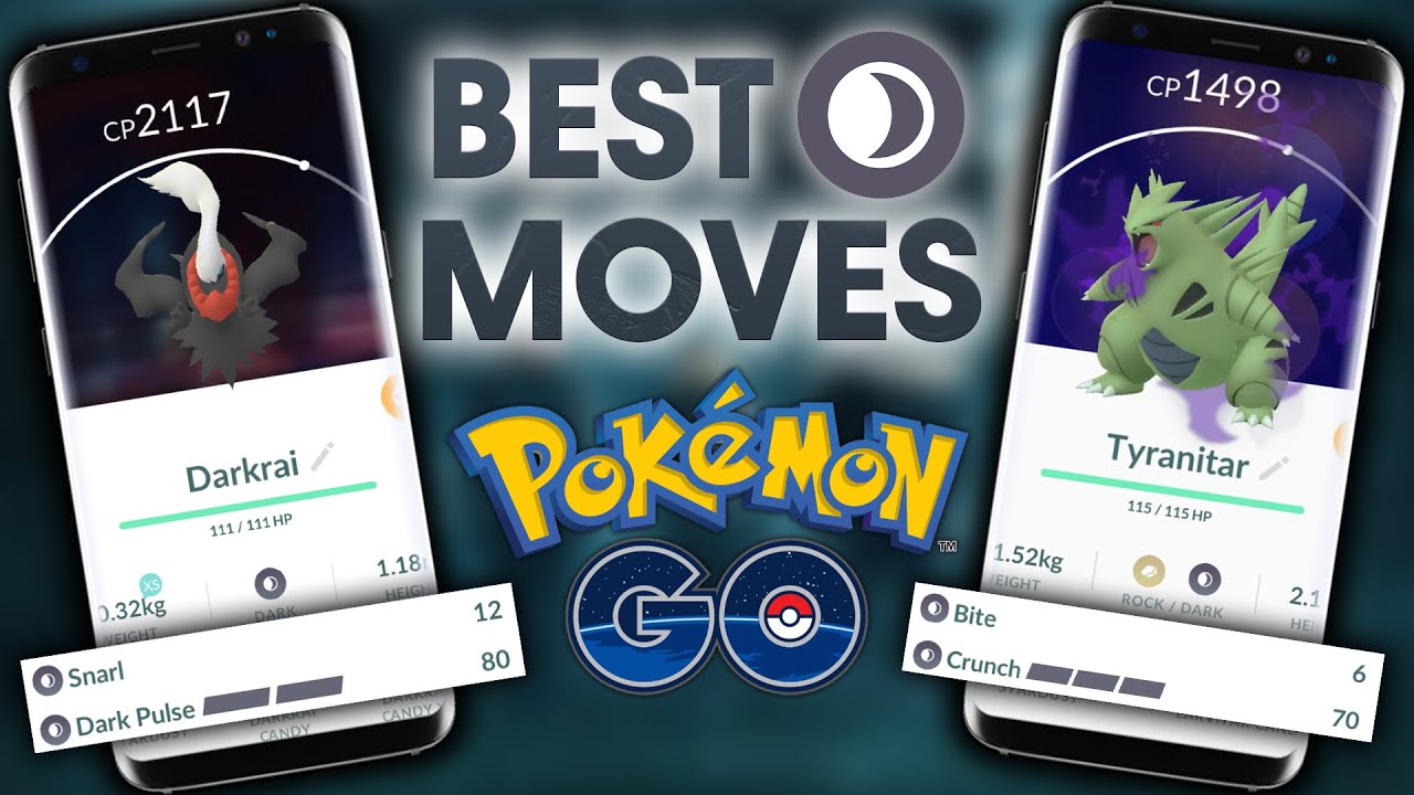 BEST *DARK TYPE* MOVES in POKEMON GO? shorts YouTube