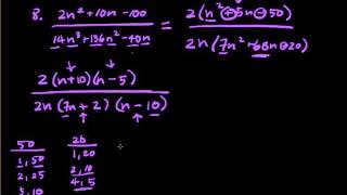IP8.2 #8 simplifying rational expressions