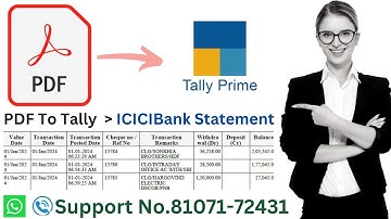 How to PDF to Excel Easily | Best PDF to Tally Import (Erp9./Prime) Support No +91 81071-72431