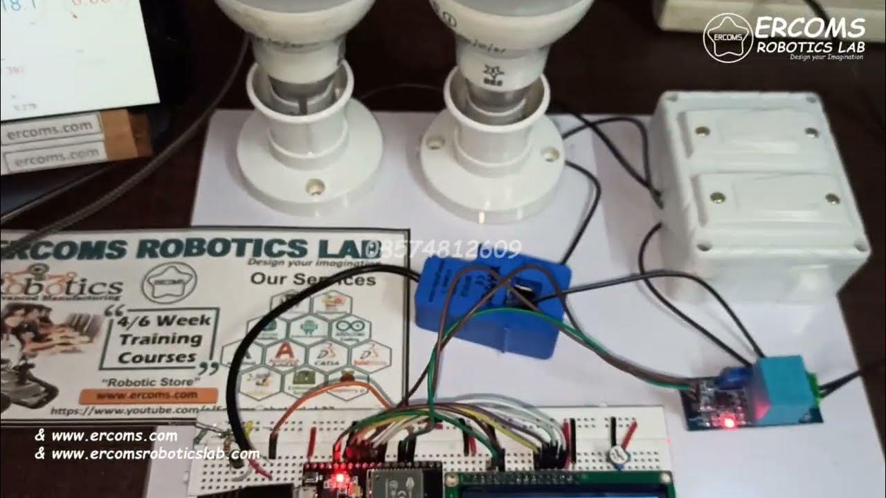 EREC010 IoT Based Energy Meter Using ESP32 & Blynk Application YouTube