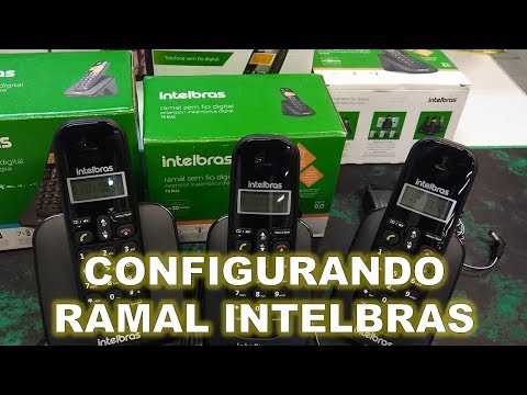 Configurando ramal com telefones INTELBRAS!! (Configuração)