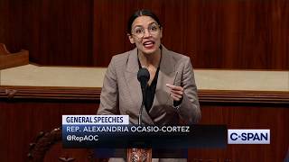 Rep. Alexandria Ocasio-Cortez (D-NY) reads Green New Deal on House floor