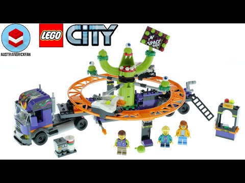 LEGO City 60313 Space Ride Amusement Truck Speed Build