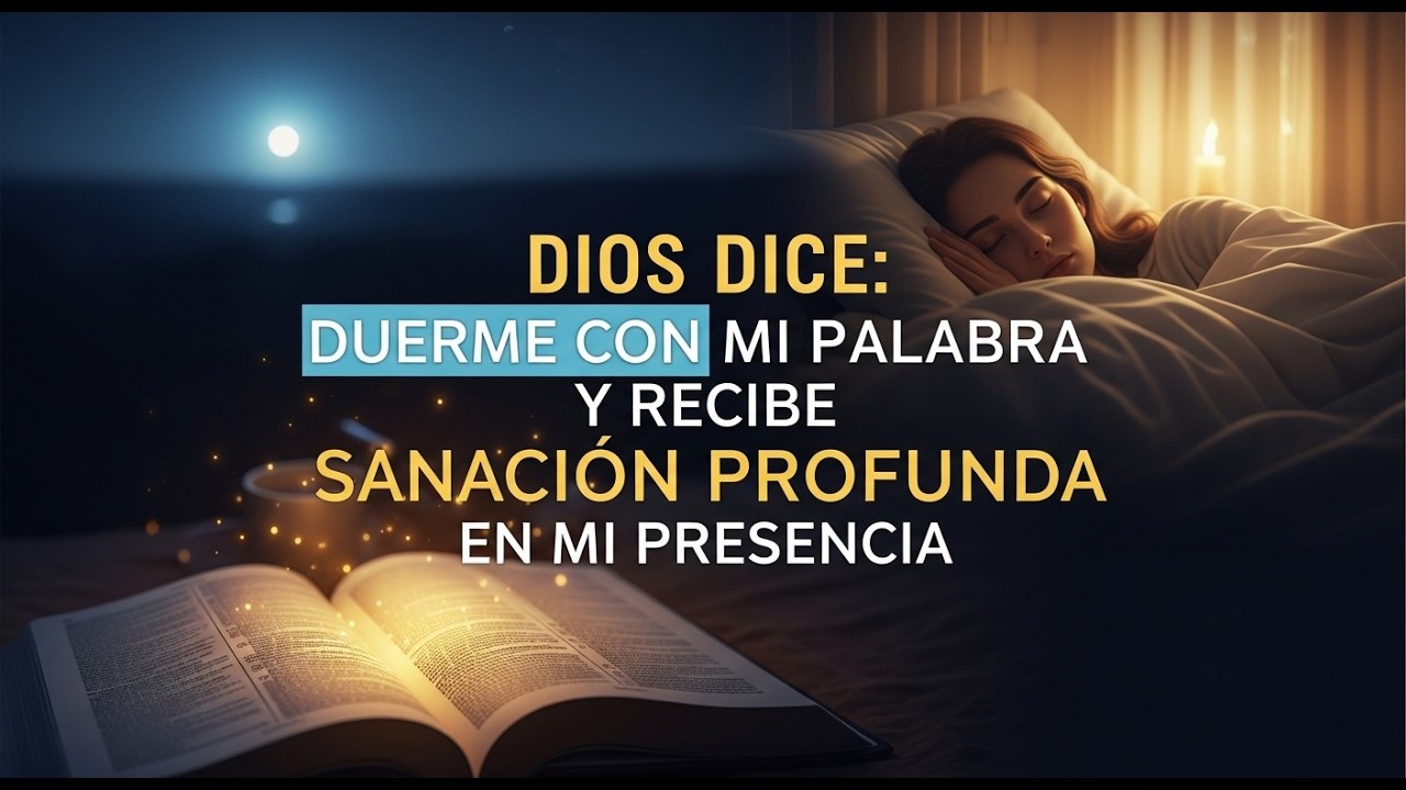 DIOS DICE: DUERME CON MI PALABRA Y RECIBE SANACIÓN PROFUNDA EN MI ...