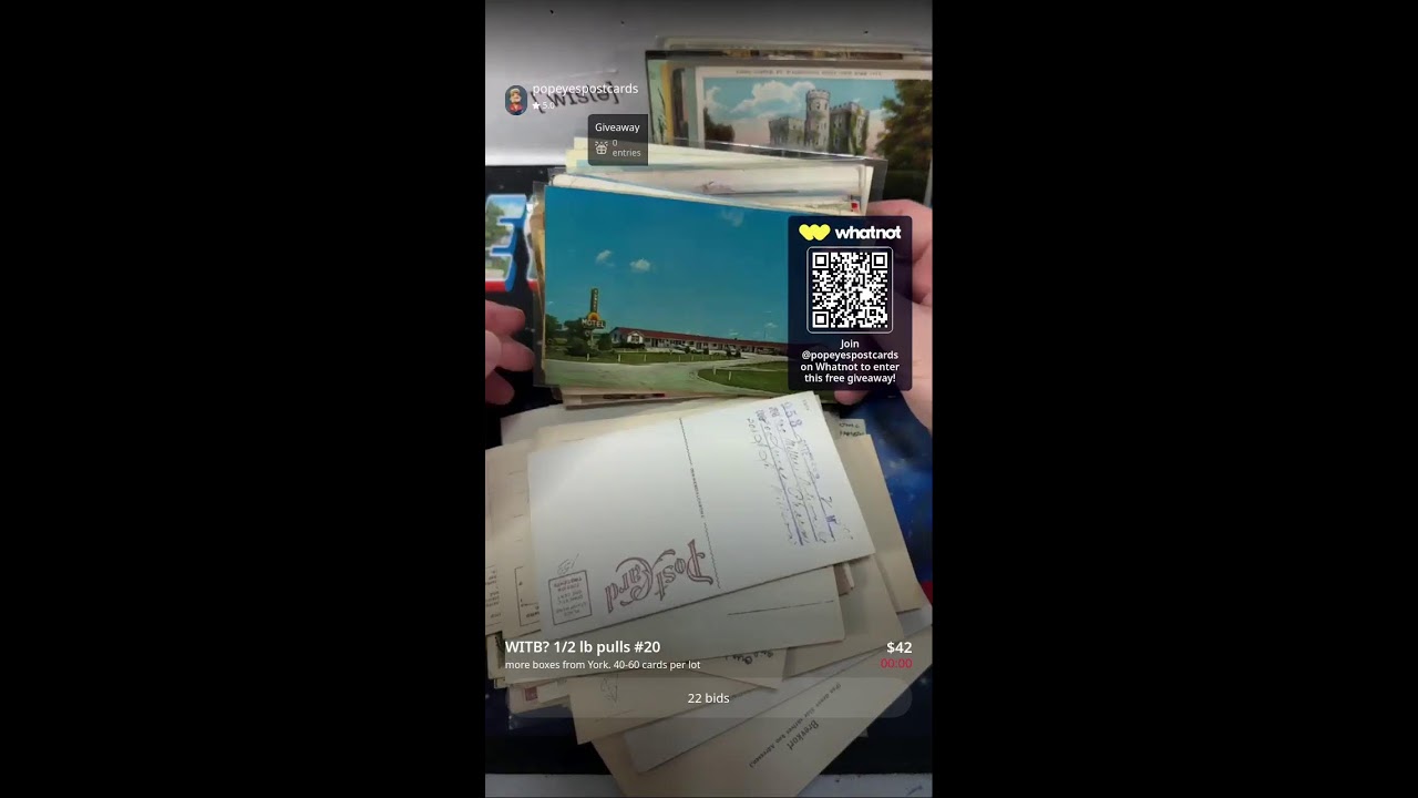 WITB? Postcard Lots For Resellers & Collectors