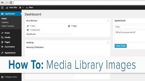 How to Add Images from the Media Library