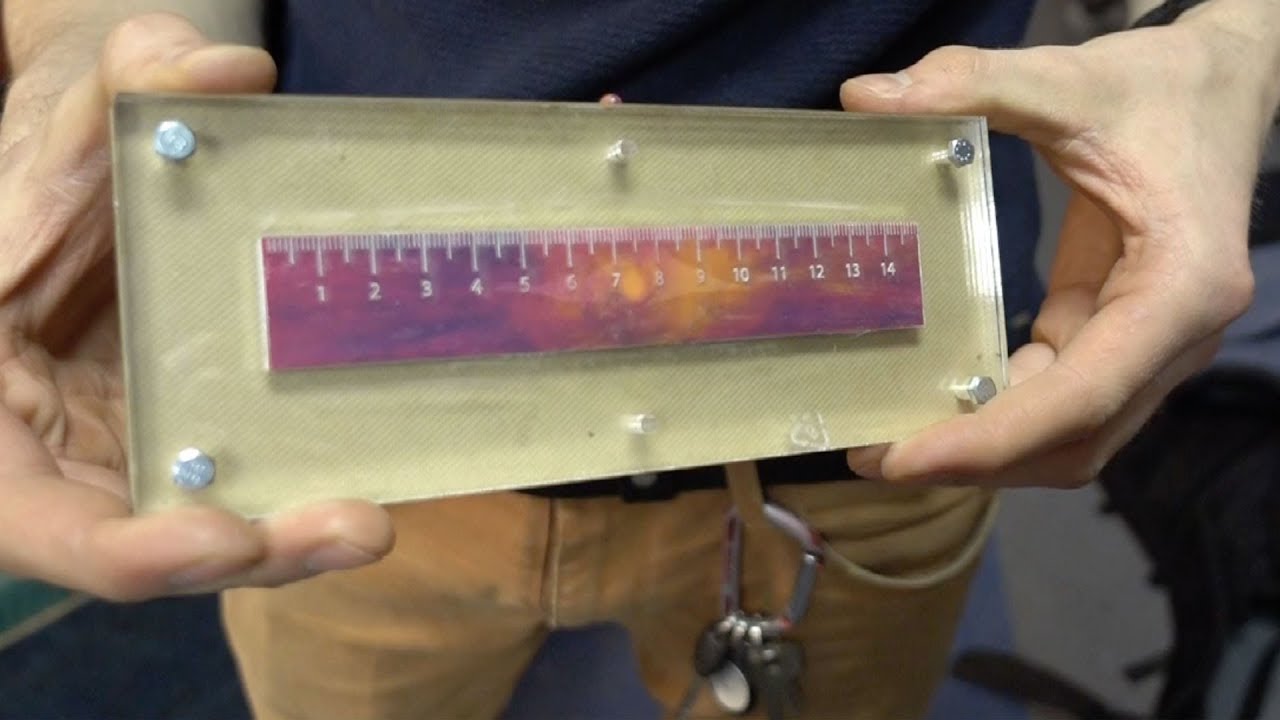 Make a ruler with quick plexiglas moulds for injection machine - YouTube
