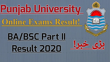 Punjab University BA/BSC Part II Result 2020 || Result Date Announcement
