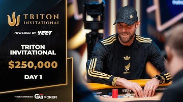 🔴 $250K NLH Triton Invitational – Event #5, Day 1 | Triton Poker Series X WSOP Paradise 2025