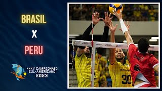 Brasil X Peru | MELHORES MOMENTOS | Sul-Americano de Vôlei Masculino 2023