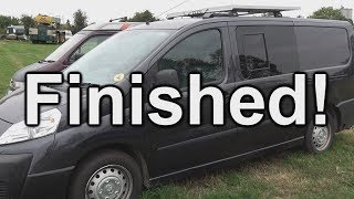 Vlog 24: My compact, self-built campervan - the tour!