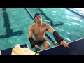 【もっと速く泳ごう】原英晃選手がドラッグソックスを手と足に装着して泳ぐ！