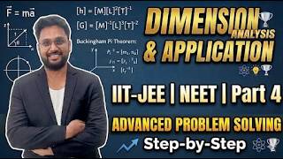 Introduction to Dimensions | Units & Dimensions Part 4 | Class 11 Physics | IIT JEE & NEET