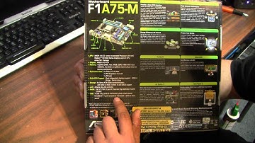 Unboxing Asus F1A75-M Motherboard