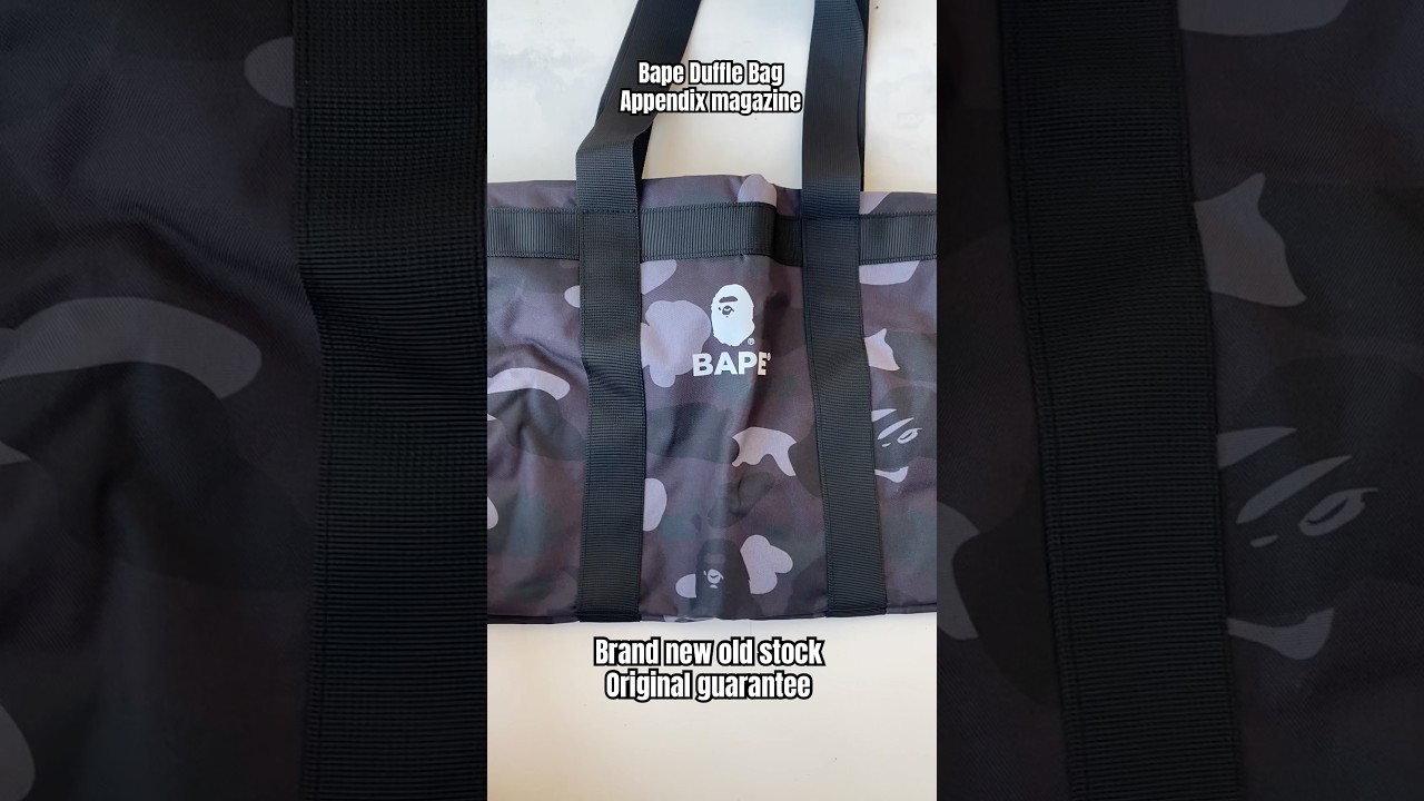 Bape Duffle Bag