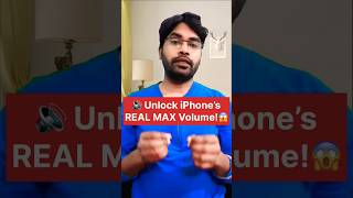 🔥 iPhone Volume Not Loud Enough? Unlock Hidden MAX Volume Settings🔊 2025 Tips #shorts #iphonetips
