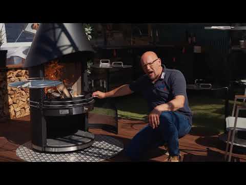 Video: Außenkamin (81 Fotos): Grill Und Kohlenbecken Aus Metall Auf Der Straße - Zwei In Einem, Fertige Gartenkamine In Form Von Ofen Und Herd