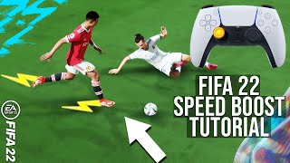 FIFA 22 - SPEED / PACE BOOST TUTORIAL (THE SECRETS OF EXPLOSIVE SPRINT, BRIDGE, NEW SKILL MOVES)