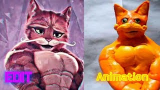 Puss in Boots Giga Chad#Plasticine Animation/Кот в Сапогах Гига Чад#Пластилиновая Анимация