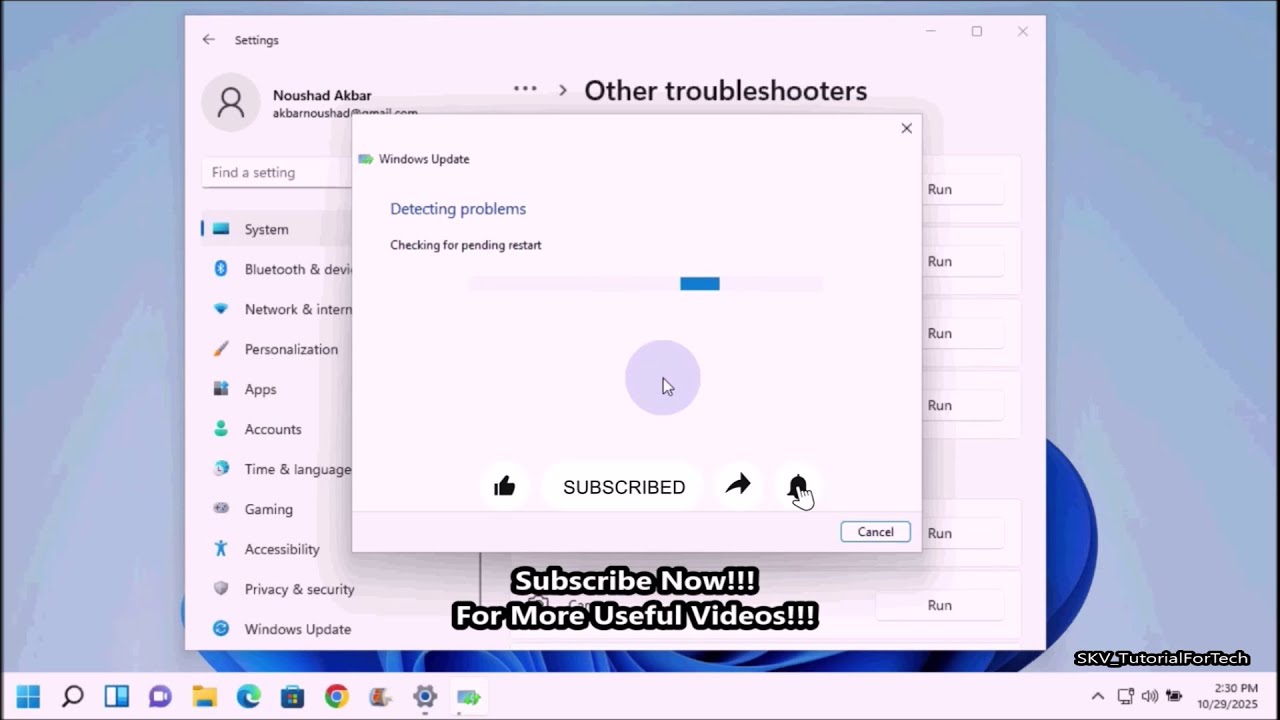Fix Windows Update Problems with Troubleshooter in Windows 11/10 - YouTube