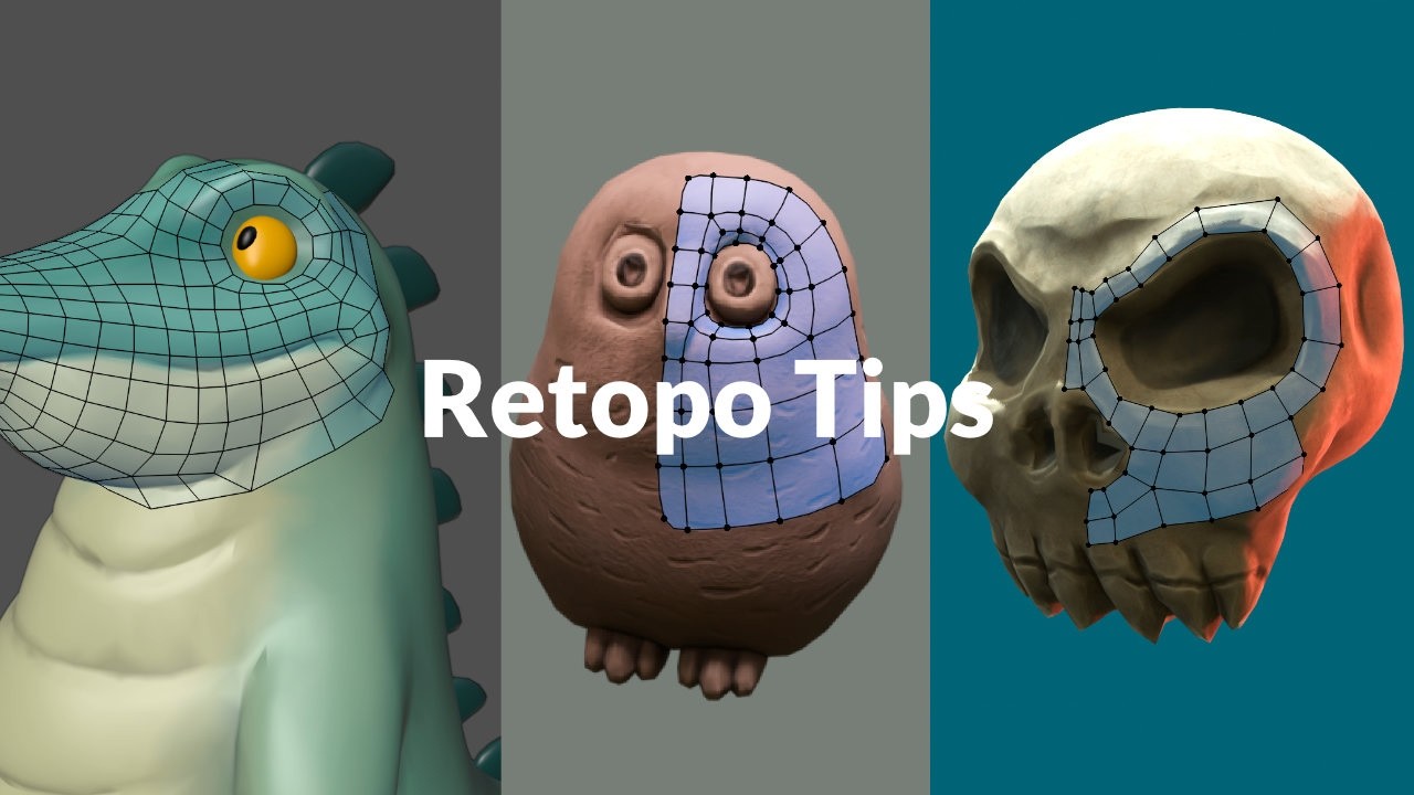 4 new retopology tips to discover! - Blender Secrets