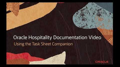 Hospitality Documentation–OPERA Cloud 20.4: Task Sheet Companion