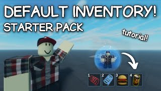 HOW TO MAKE A DEFAULT INVENTORY [Roblox Studio Tutorial]