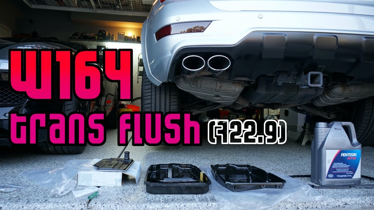 Mercedes 7 Speed 722.9 Transmission Fluid Flush AND Pan Upgrade! - W164