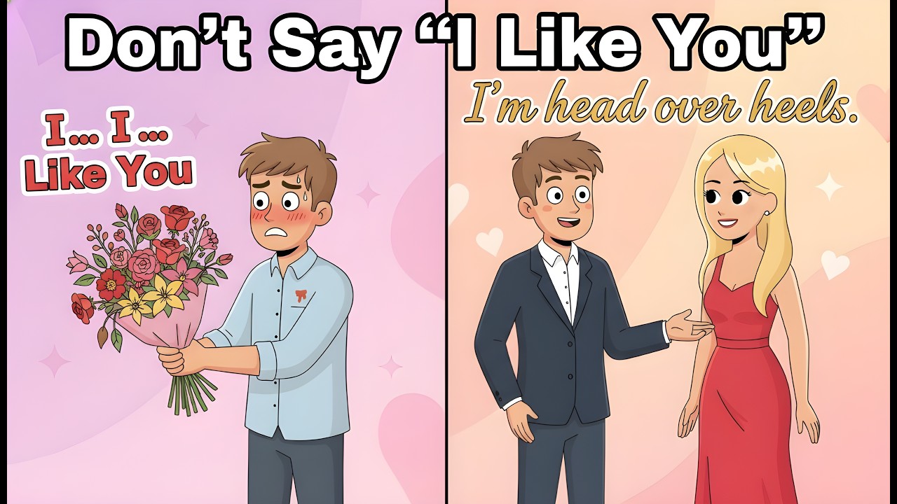 Learn 20 Romantic English Phrases – Speak Like a Native | English Podcast