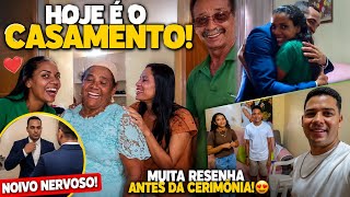 😱 O NOIVO FICOU NERVOSO! 😂 Resenha, Correria e Emoção Antes do Casamento ❤️