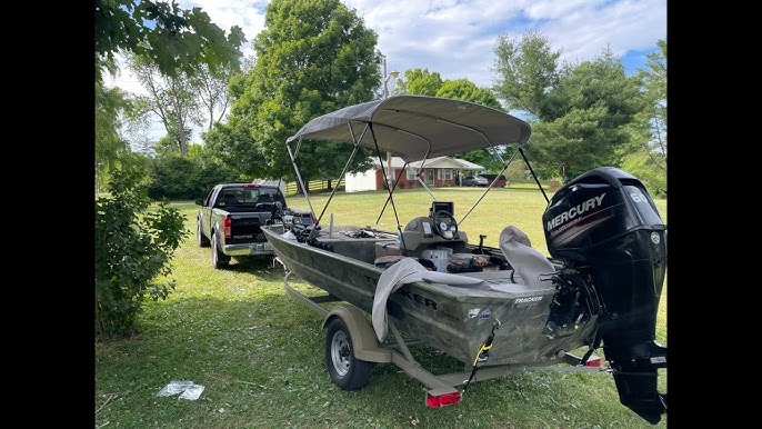 installing Mul T Bar rod holders on 2022 tracker grizzly 1754