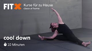 cool-down 1 | 10 minuten | FitX-Kurse für zu Hause: classx at home