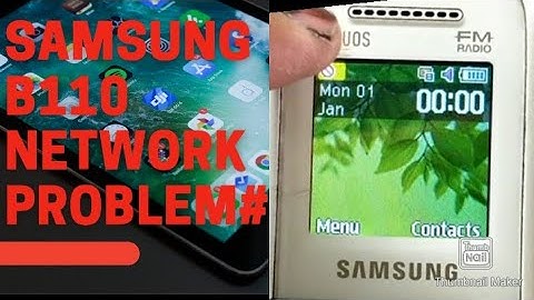 samsung B110e network problem solution| Samsung B110E no service emergency call  problem solution||