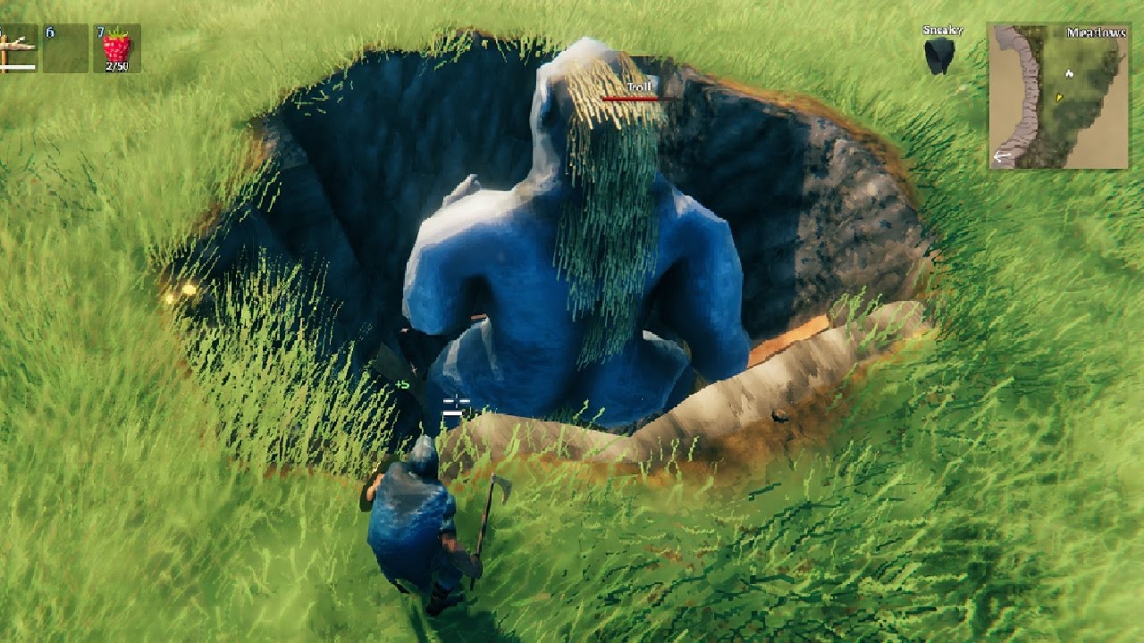 Valheim [How to capture a Troll] - YouTube