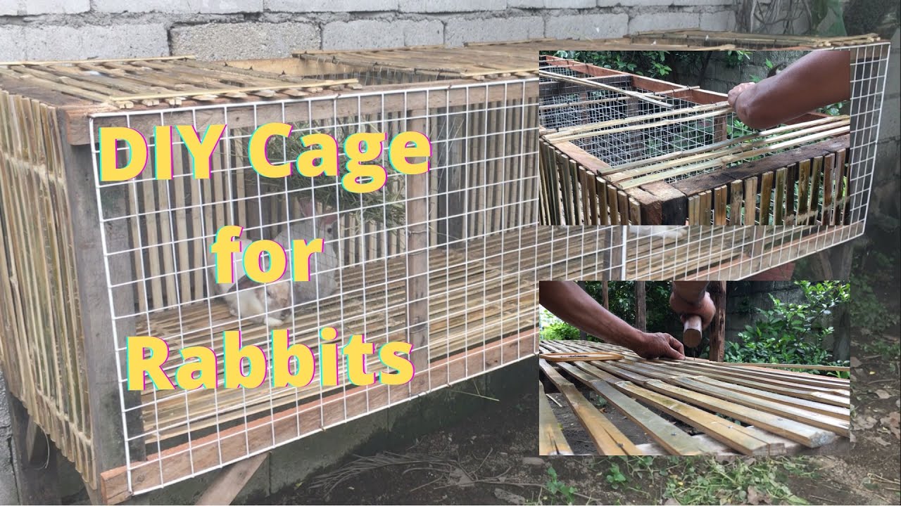 How to make Rabbit Cage Paano gumawa ng Kulungan para sa mga Rabbits