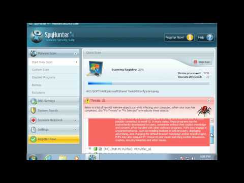 PC Purifier Detected as PUP by SpyHunter Anti-Malware Tool