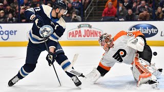 Nick Foligno Scores Between The Legs Goal vs Philadelphia Flyers // ReWatch NHL #17