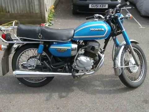 1979 Honda CD 200 Benly cold start 