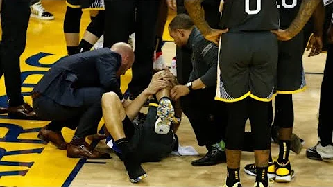 Klay Thompson Knee Injury  | NBA Finals Game 6