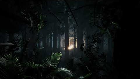 Abandoned apartment lighting art, inspired by The Last of Us Part II