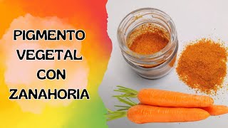 Cómo Hacer Pigmento Natural De Zanahoria Colorante Vegetal Naranja Para Alimentos Y Manualidades