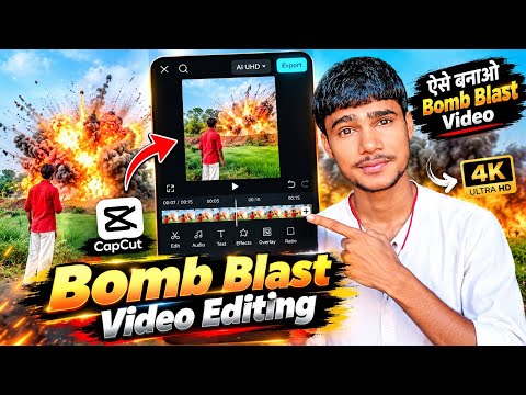 🔥 How to Edit Trending Bomb Blast Videos in CapCut | Bomb Explosion Video Editing in CapCut