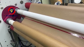 RED-S Double Shafts Kraft Paper Tape Automatic Rewinding Machine | Adhesive Tape Logging Machine