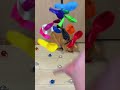 Rewind Blast! Cat & Toys Snap Back in Smooth Motion 🔄 #asmr #cat #satisfyling #relaxing #marblerun