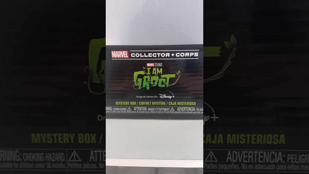 Baby Groot Marvel Collector Corps Box unboxing!! 