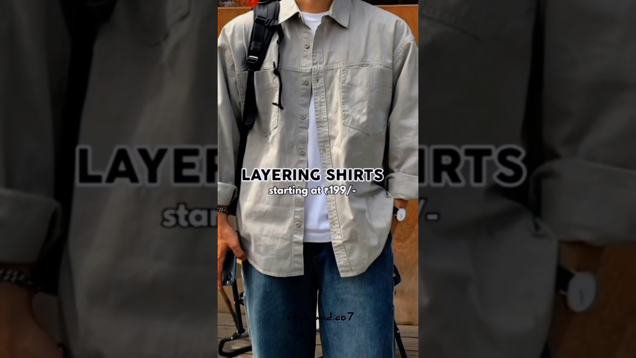 Layering shirts starting 199-/ 😌 