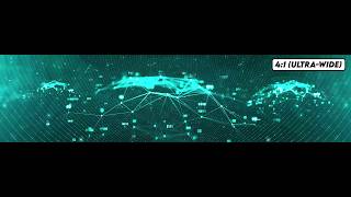 Famous Digital Data Network Loop | Ultra Wide 4:1 | 6000×1500 Seamless Loop Net Worth