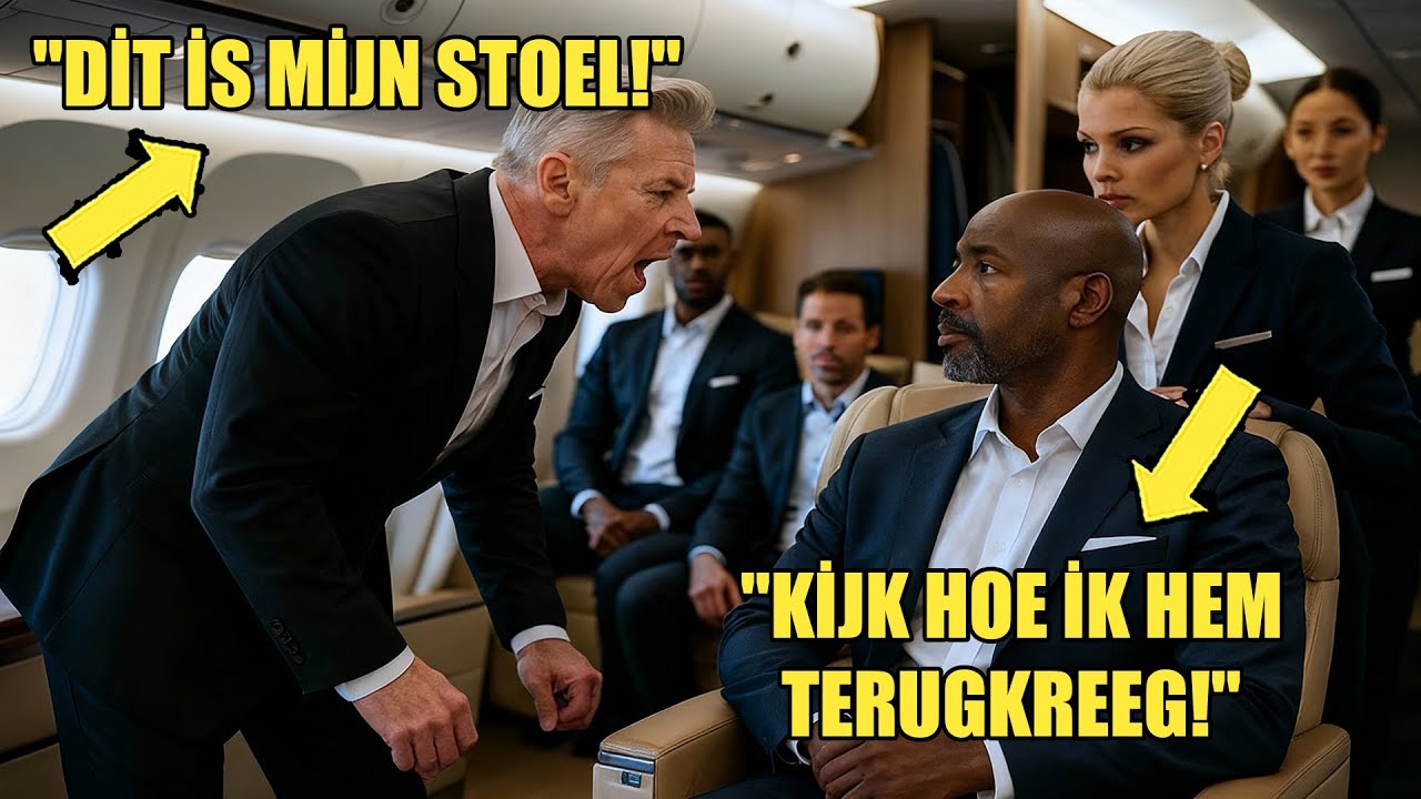 Zwarte CEO uit VIP-stoel voor witte passagier – Hele vliegpersoneel ter plekke vervangen.