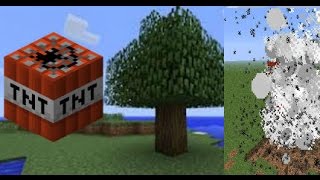 Minecraft Tutorial 1. Exploding Tree Trap!