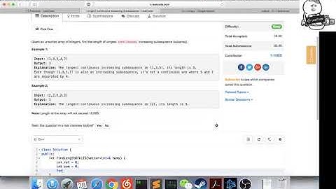 小Q刷Leetcode第48期 674